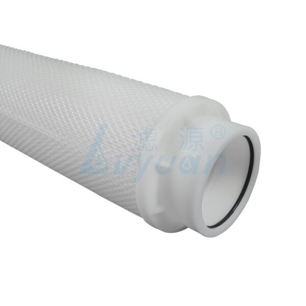 40 inch High flow pleated cartridge filter for industrial liquid filtration