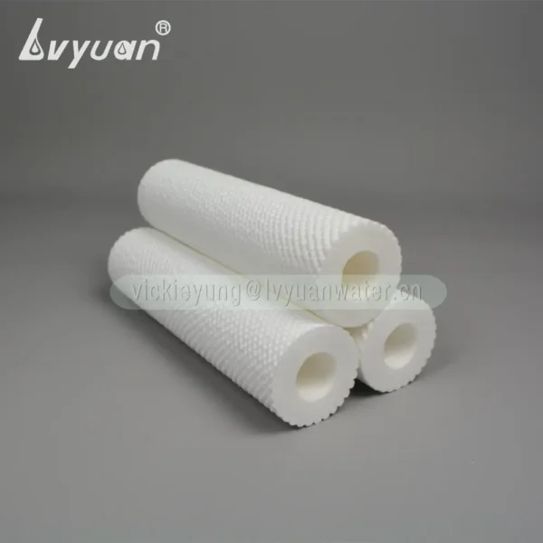 Big jumbo diameter size 5 10 50 microns sediment PP white filter polypropylene water filter cartridge for water treatment plant