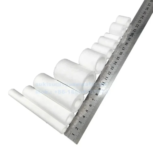 OEM Laboratory Gas Air Water Treatment PP Filter Cartridge with customized diameter 8mm-300mm porous tube