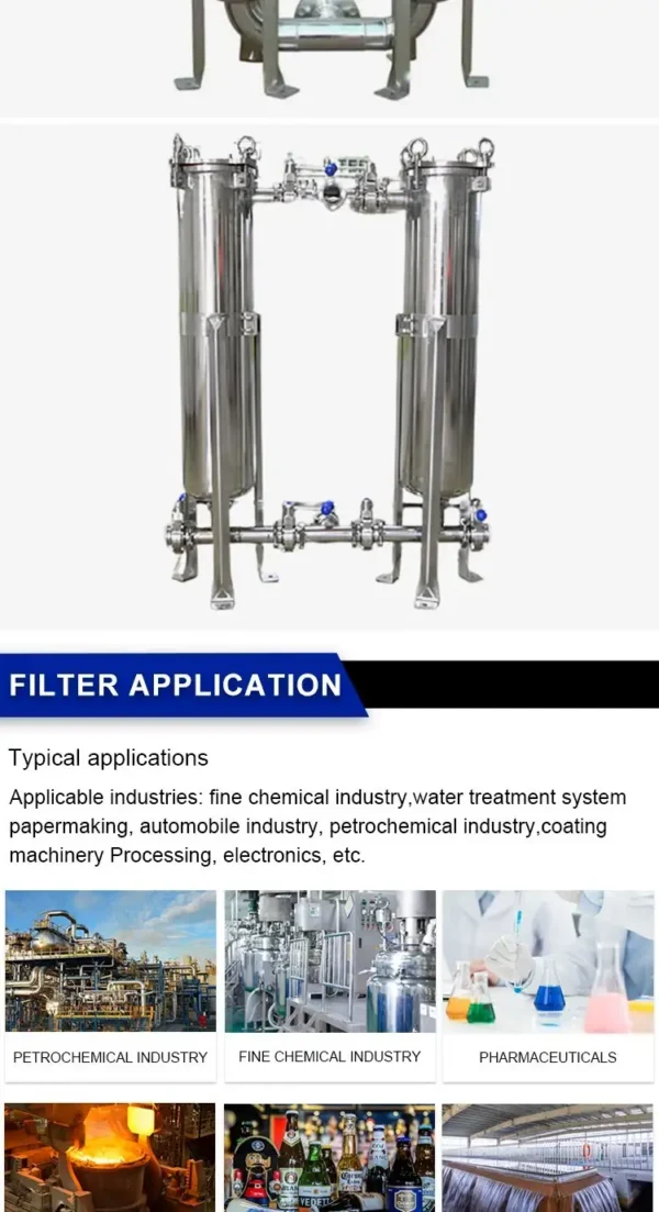 Stainless Steel Deplux Filter Housing