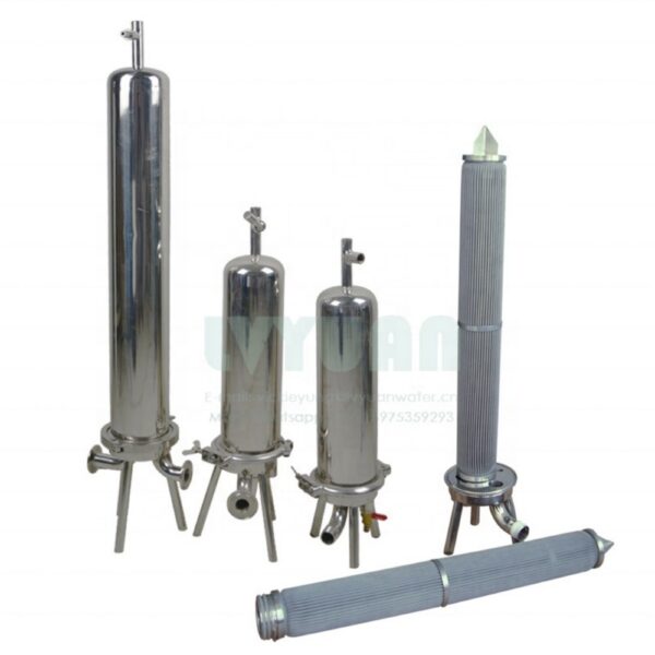 10 Inch Security Cartridge Filter Housing Micro Pleated Cartridge Filter Housing