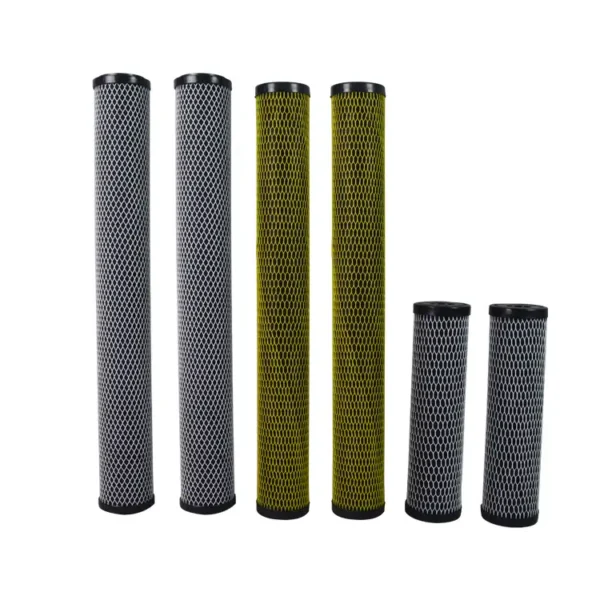 Cylinder Tube Design 10 Microns Fined Coconut Shell Carbon Filter Carbon Block Filter