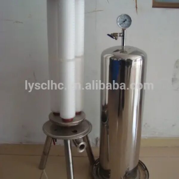 DOE PP PTFE PVDF Pleated Cartridge Nitrogen Gas Filter