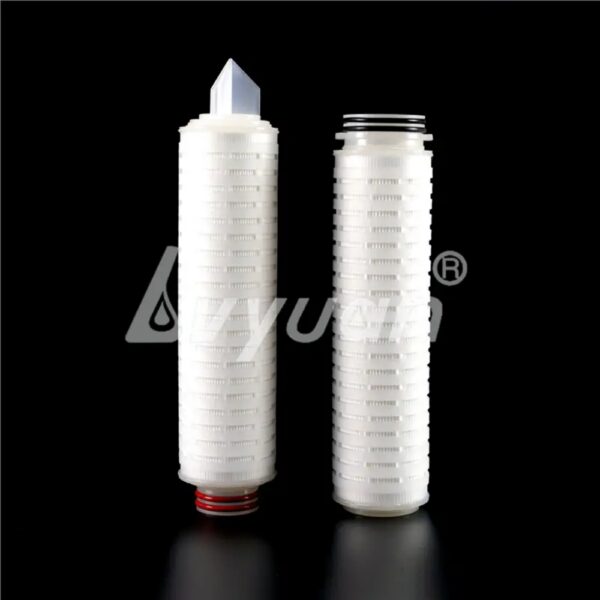 DOE PP PTFE PVDF Pleated Cartridge Nitrogen Gas Filter