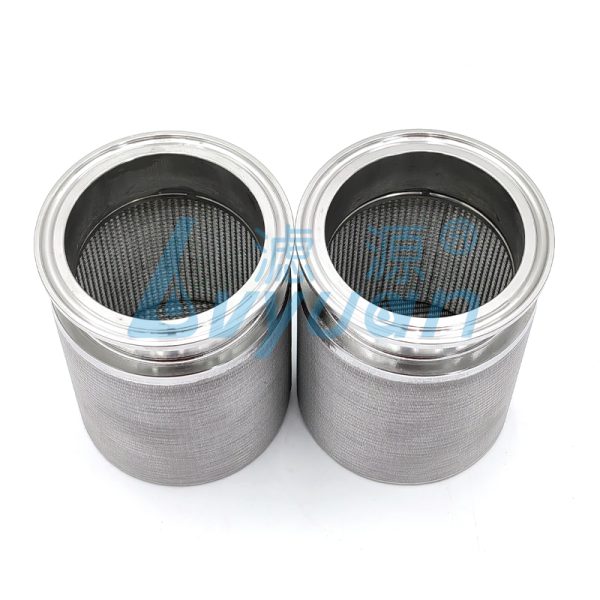 Tri-clamp sintered wire mesh filter element (7)